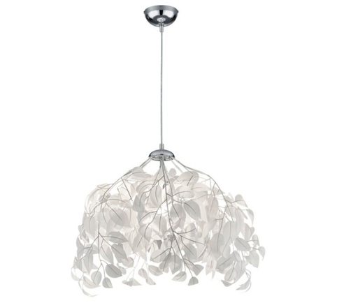 Trio Leavy, Pendel, hvid, Ø38 cm