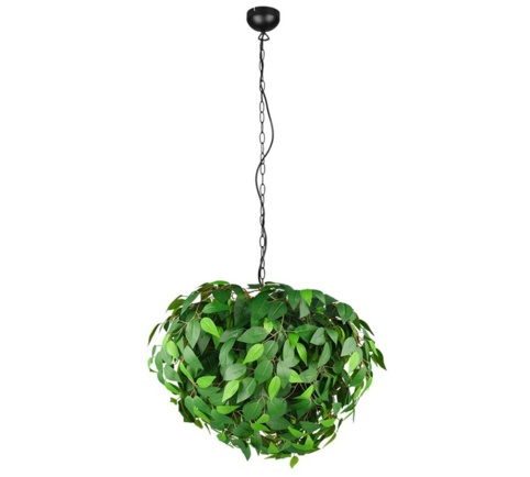 Trio Leavy, Pendel, grøn, Ø70 cm