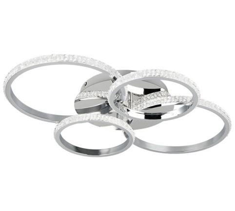 Trio Cires, Loftslampe, krom, 65,5 cm
