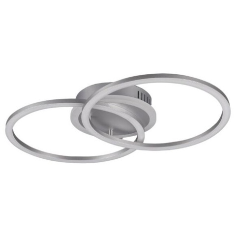 Trio Venida, Loftslampe, titanium, 50 cm