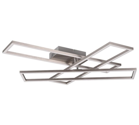 Trio Corso, Loftslampe, nikkel, 66 cm