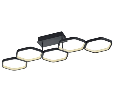 Trio Vigo, Loftslampe, grå, 90 cm
