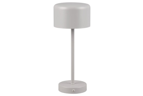 Trio Jeff, Bordlampe, grå, 30 cm