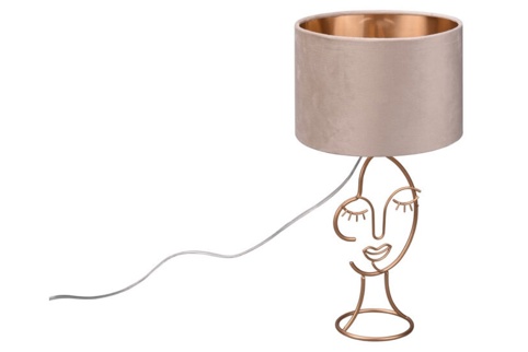 Trio Mary, Bordlampe, beige, 45,5 cm