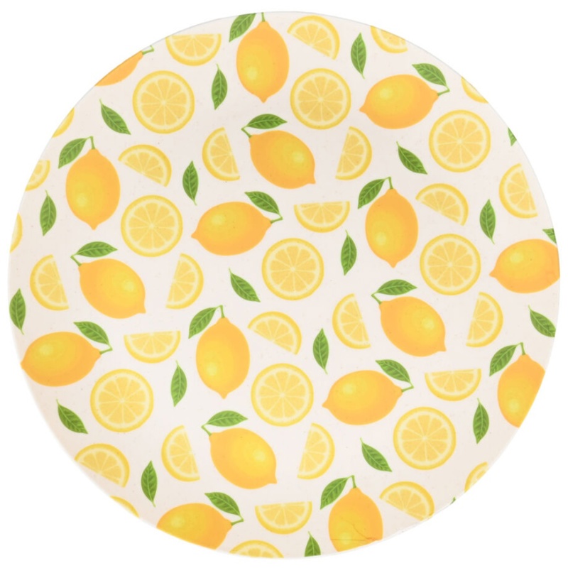 Tallerken, citrus, Ø25 cm