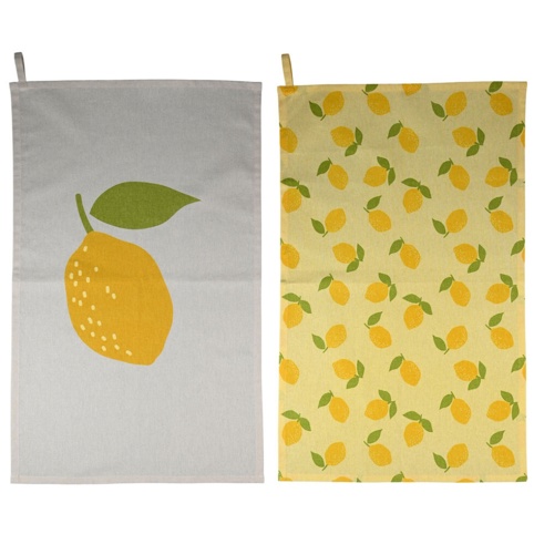 Viskestykke, citrus, 2 stk., assorteret