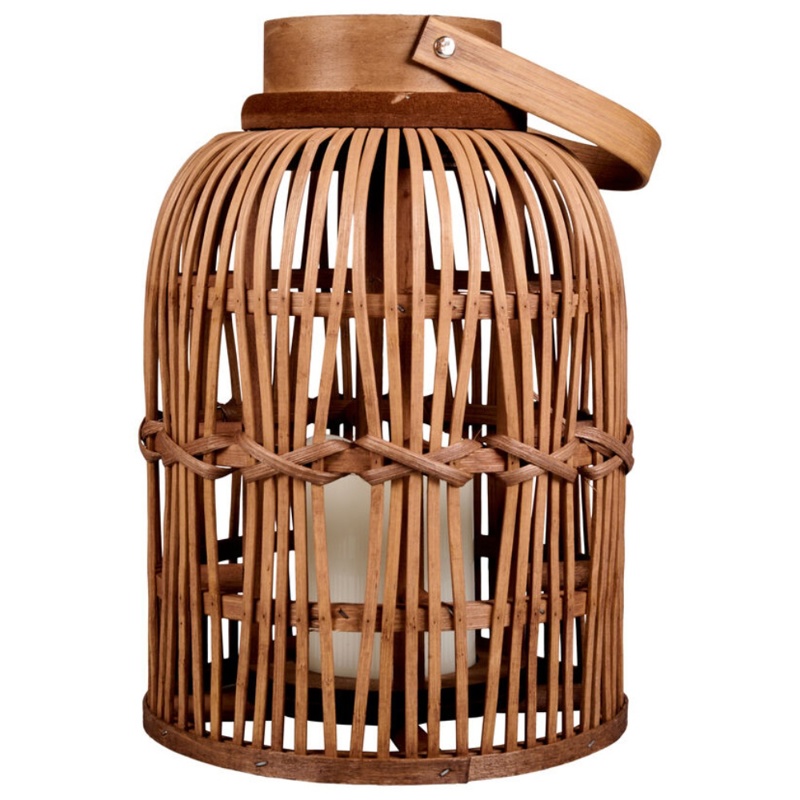 LED-lanterne, bambus