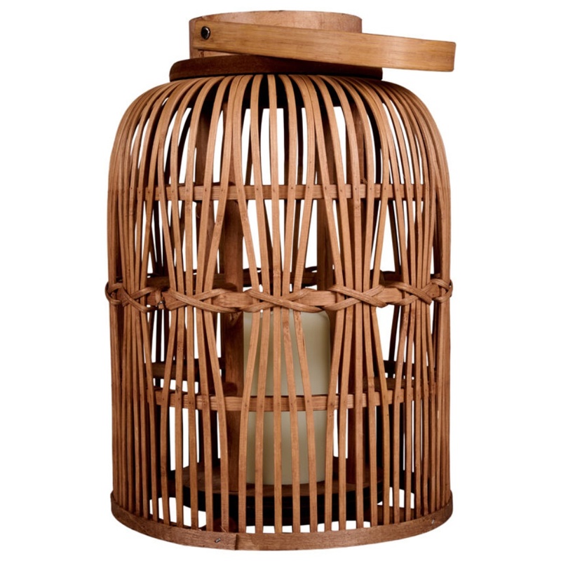 LED-lanterne, bambus