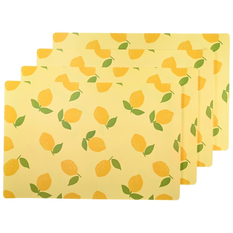 Dækkeservietter, citrus, 4 stk.