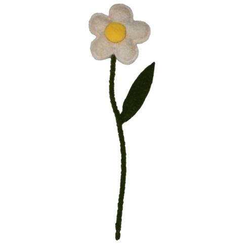 Kunstig blomst, 37 cm, creme