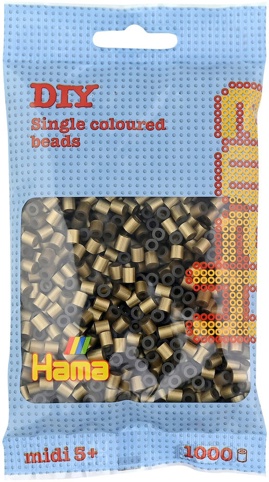 Hama, Perler, midi, bronze, 1.000 stk.