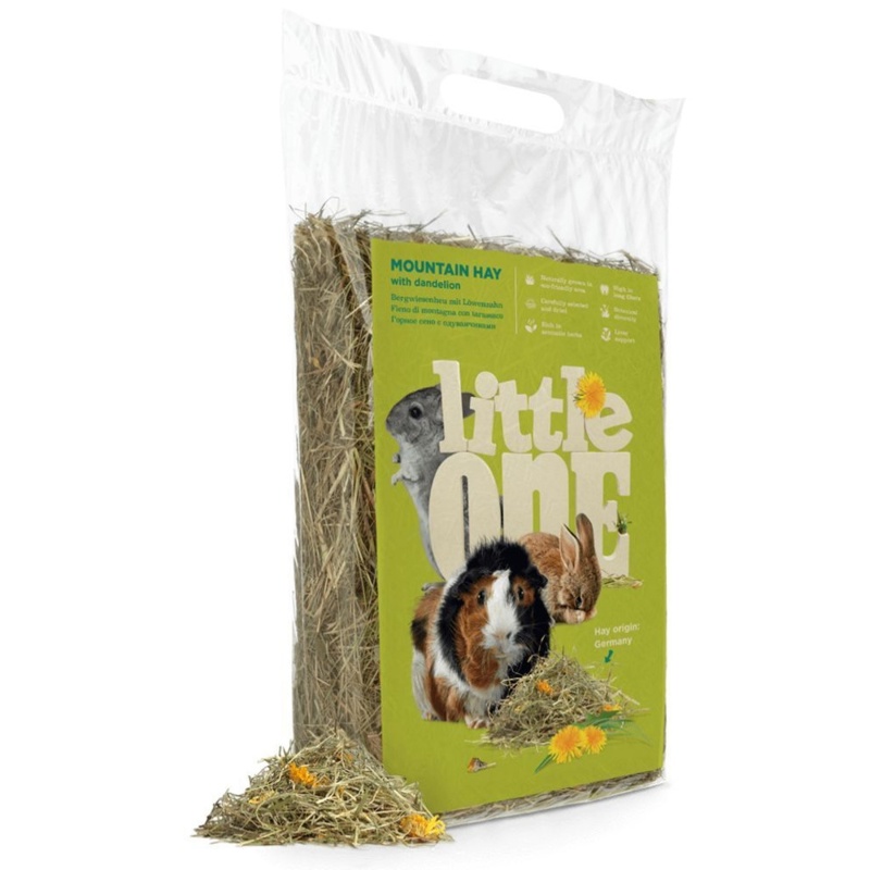 Little One Mountain Hay, Hø m/mælkebøtter, 400 g