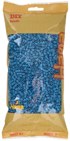 Hama, Perler, midi, petrol, 6.000 stk.