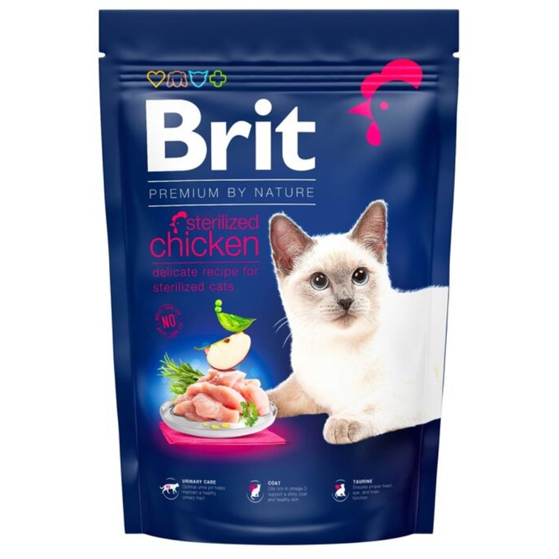 Brit PbN Sterilized, Tørfoder m/kylling 1,5 kg