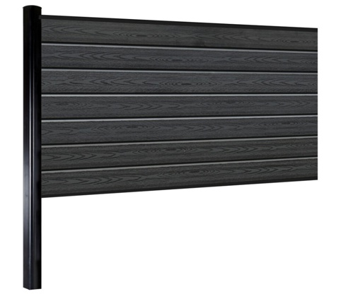 Kirkedal K1 Alu Black, Komposithegn, tilkøbssæt, 128 cm