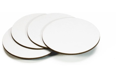 Artino, Magnetisk lærred, rund, Ø10 cm, 4 stk.