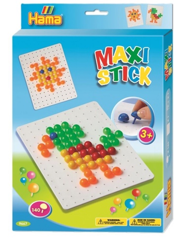Hama, Stiftsæt, maxi stick, firkant