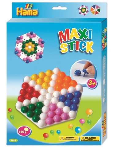 Hama, Stiftsæt, maxi stick, sekskant