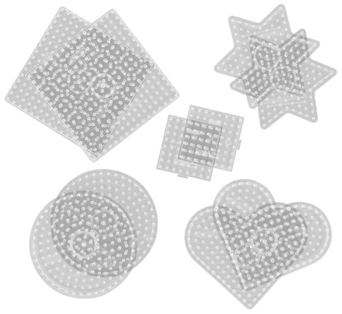 Hama, Perlepladesæt, maxi, geometrisk 10 dele