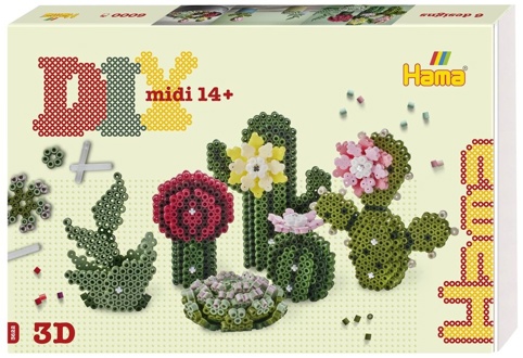 Hama, Gaveæske, midi art, sukkulenter