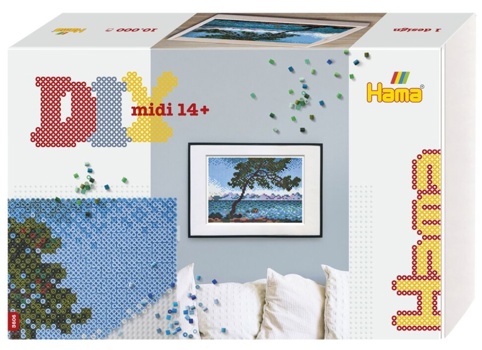Hama, Gaveæske, midi art, Claude Monet