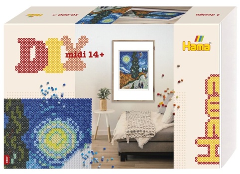 Hama, Gaveæske, midi art, Van Gogh