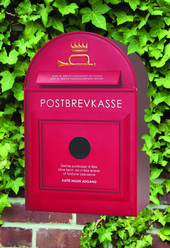 Vidcom, Fuglehus m/postkassedesign, rød