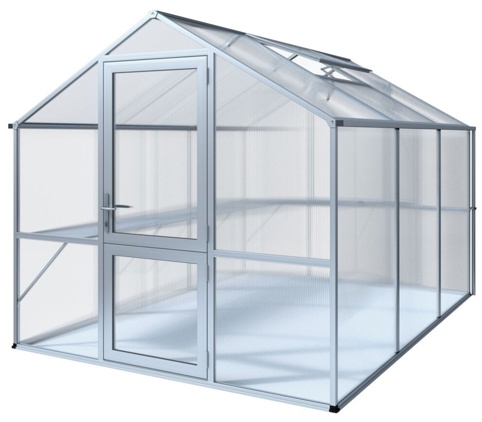 Drivhus, Rose III, alu, 7,53 m²