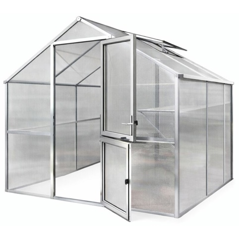 Drivhus, Orkidé III, alu, 9,59 m²