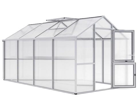 Drivhus Iris IV, alu, 10 m²