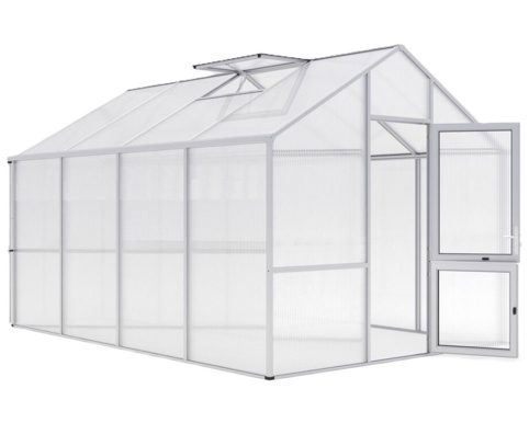 Drivhus, Dahlia IV, alu, 12,74 m²