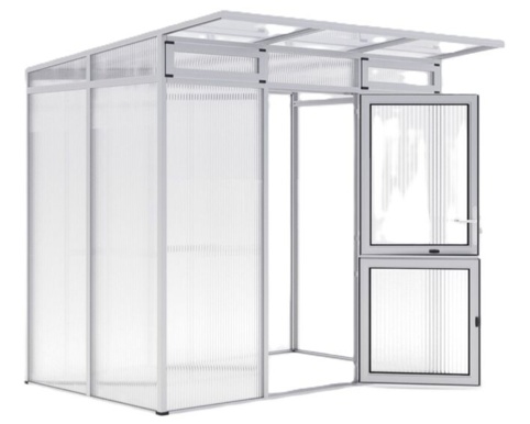 Drivhus, Santini II small, alu, 3,5 m²