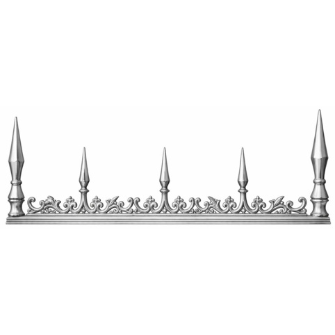 Ornament t/drivhus, type III, alu
