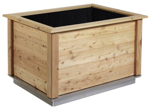 Højbed, Woody 130, natur, 131x99cm
