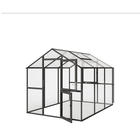 Drivhus, Aiptasia III, grå, 7,53 m²