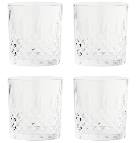 Vandglas, 34 cl, 4 stk.