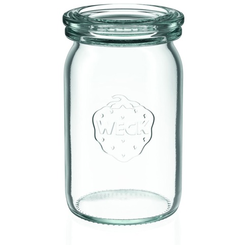 Weck-cylinderglas m/låg, RR40, 3-pak