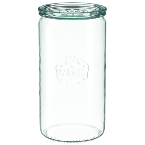 Weck-cylinderglas m/låg, RR100, 1 stk