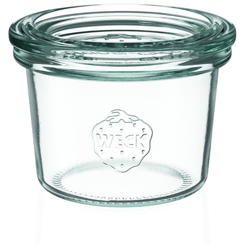 Weck-patentglas m/låg, RR60, 4-pak