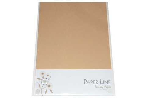 Paper Line, Karton, sand, A4, 10 ark
