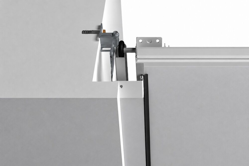 Hörmann, Karmbeklædning m/planar-overflade, 2000x1000 mm, hvid