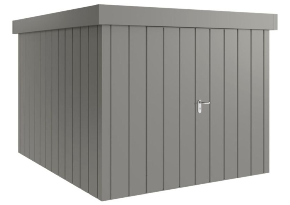 Hörmann Juno Modern, Redskabsskur, 11 m², højrehængt, grå