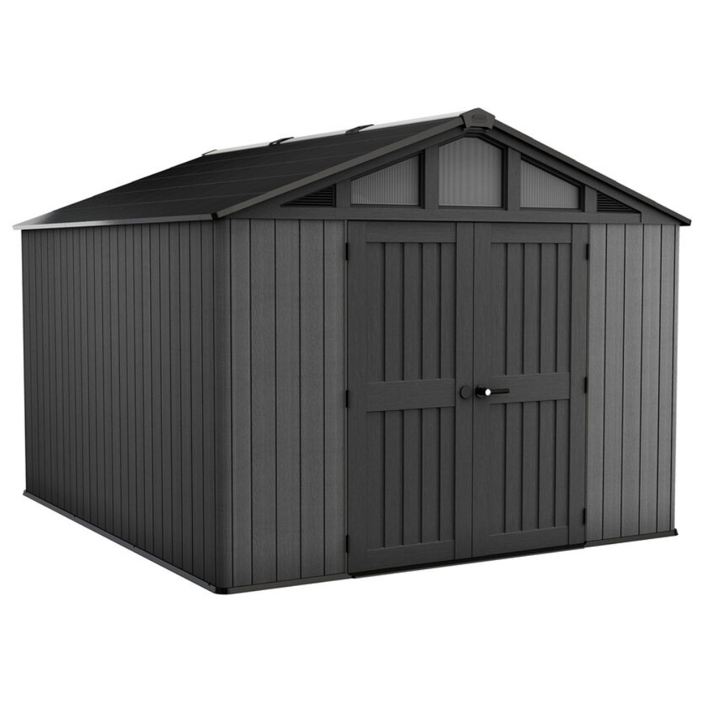 Keter Stronghold, Redskabsskur, 10,7 m², grå